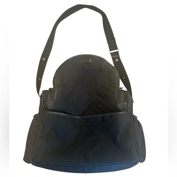 Gucci GG Canvas Diaper Bag Black
